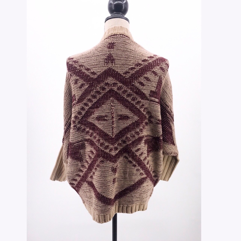 Blu Pepper Aztec Dolman Open Cardigan - Picture 6 of 8